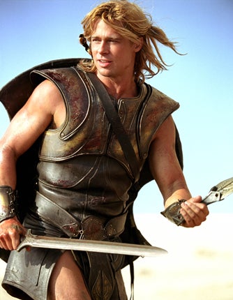 Kruger played Helen of Troy in the 2004 film, also starring Brad Pitt as Achilles