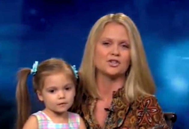 Wendy Dickey and her daughter Paisley, whose costume on 'Toddlers & Tiaras' was based on one worn by Julia Roberts's character in 'Pretty Woman'