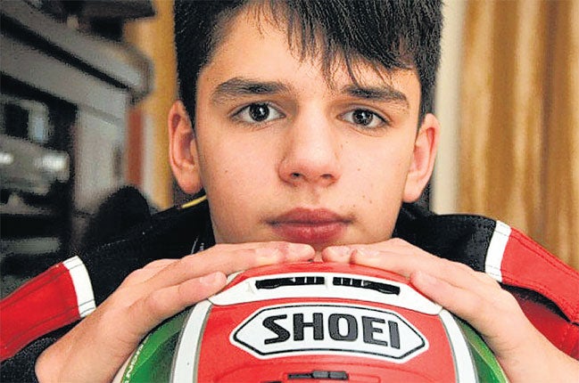 Back on track: Igor Walilko is allowed to race again after a year on the sidelines because he ate the wrong energy bar