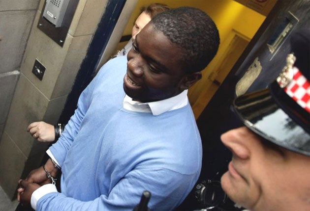 UBS trader Kweku Adoboli leaves the City of London Magistrates court