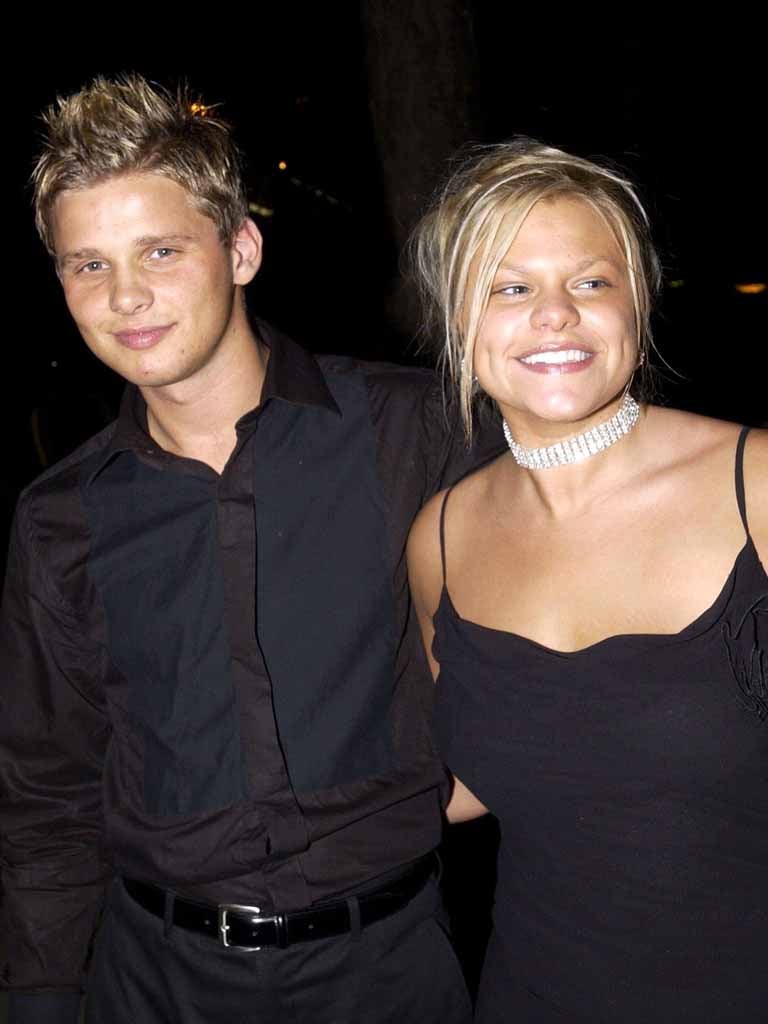 Jade Goody and boyfriend Jeff Brazier in 2002 (Rex)