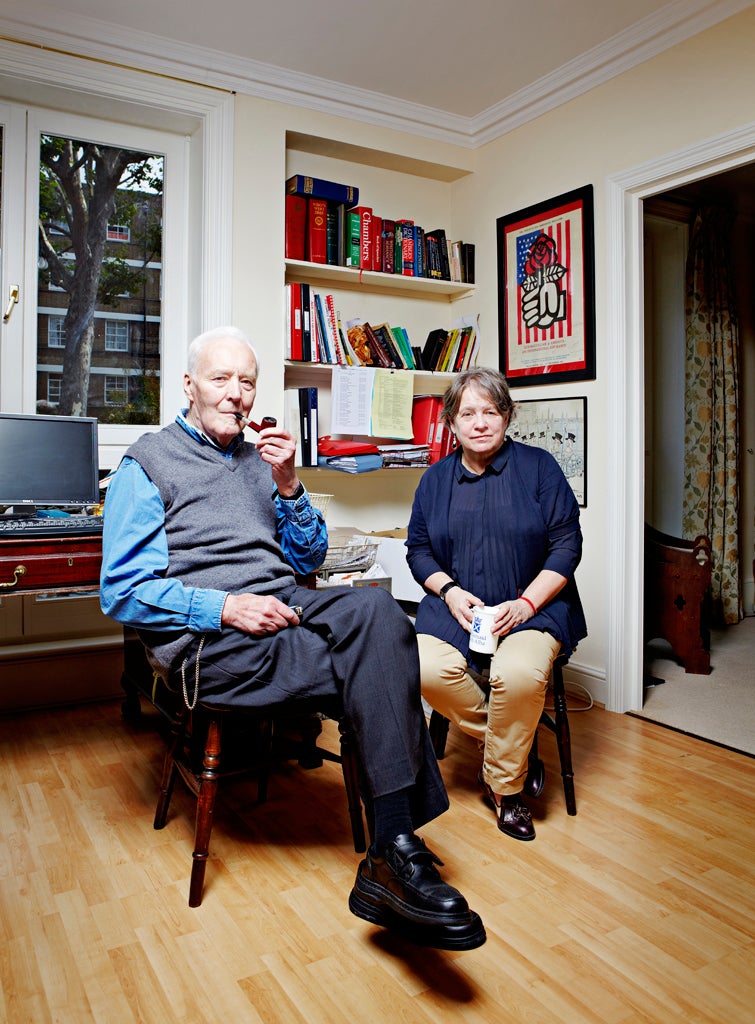 Tony Benn and Lindsey German