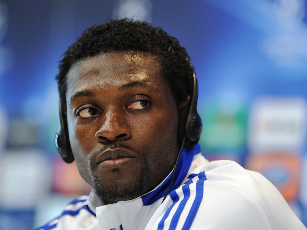 Adebayor went on loan to Barcelona