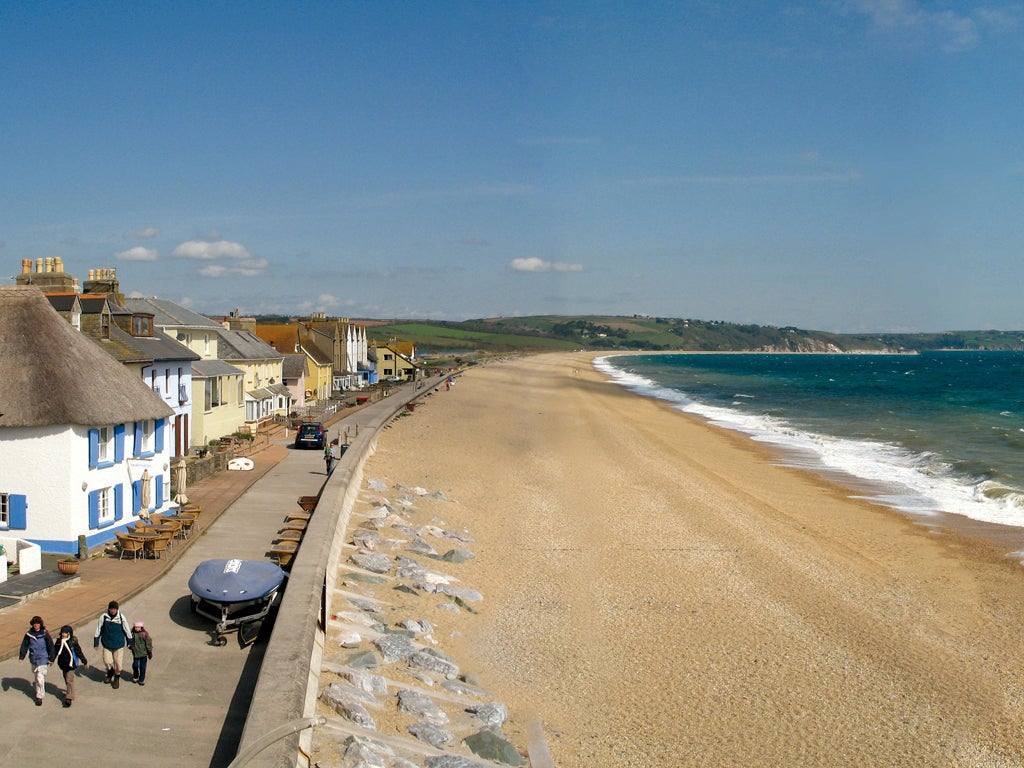 The fisherman was robbed three miles of Slapton Sands, Devon