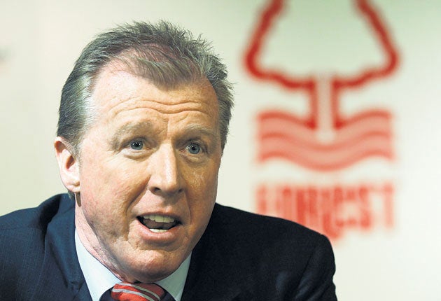 McClaren resigned from the Forest post