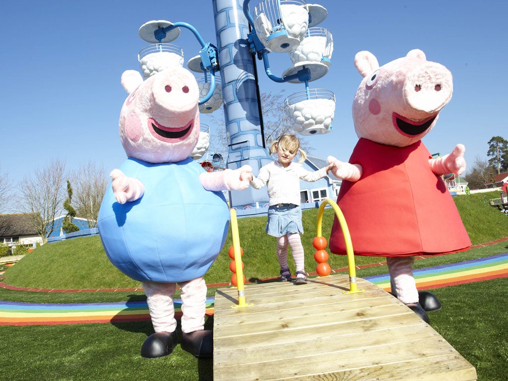 Part of Peppa Pig World at Paulton’s Park