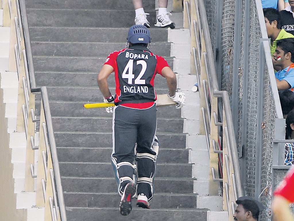 Ravi Bopara's place must be under threat for today's final ODI