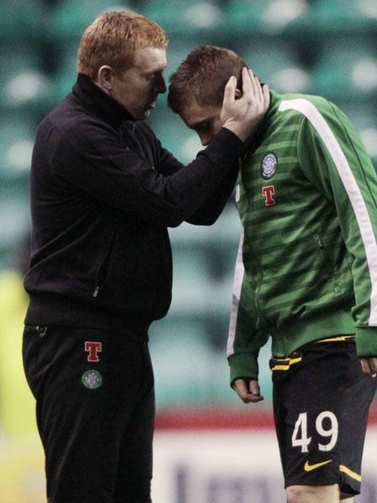 Neil Lennon on his players performance: 'They let the game drift
away from them and that is not acceptable'