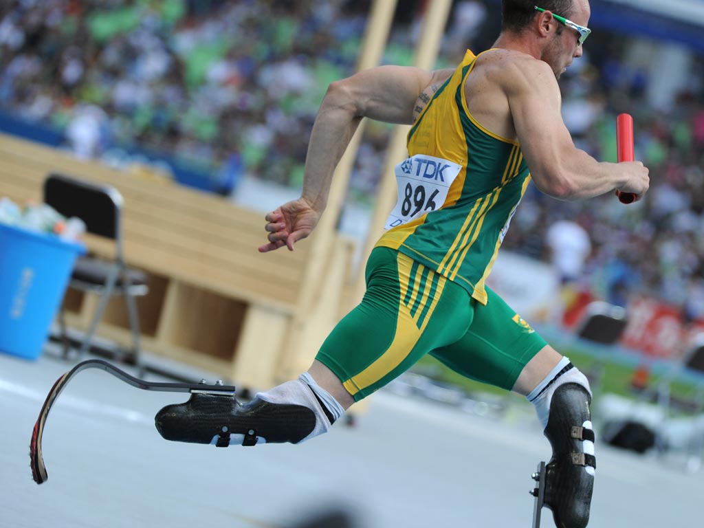 Pistorius was a double-amputee runner and multiple Paralympic champion once hailed as an inspirational figure