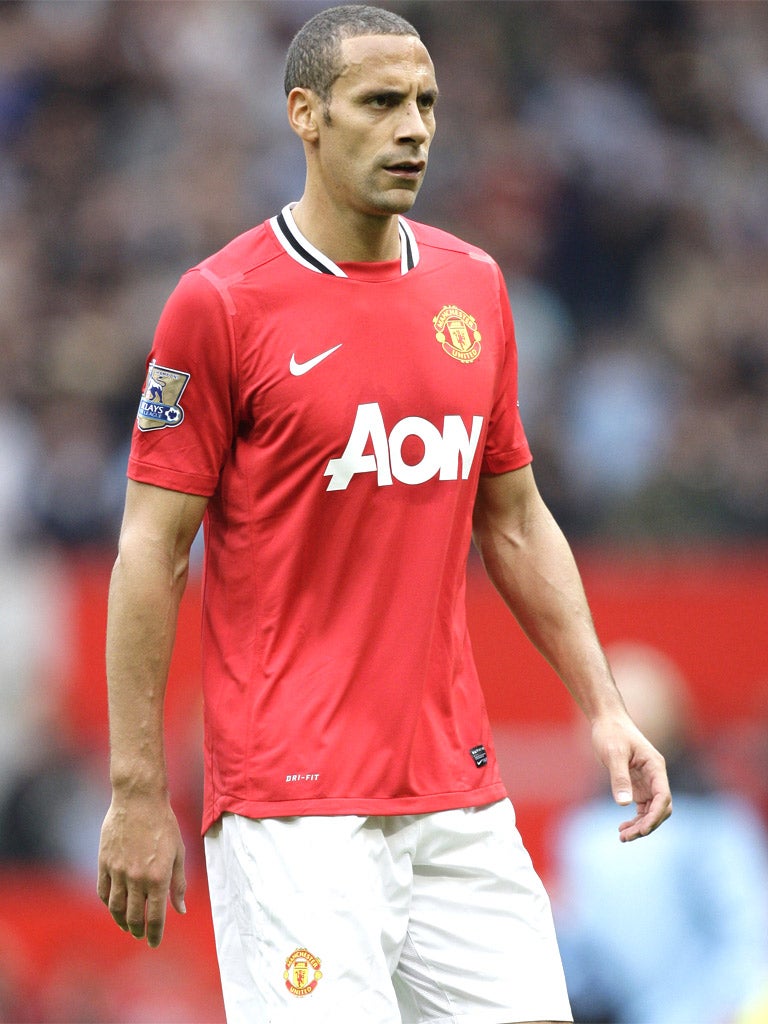 Rio Ferdinand has struggled this season for United