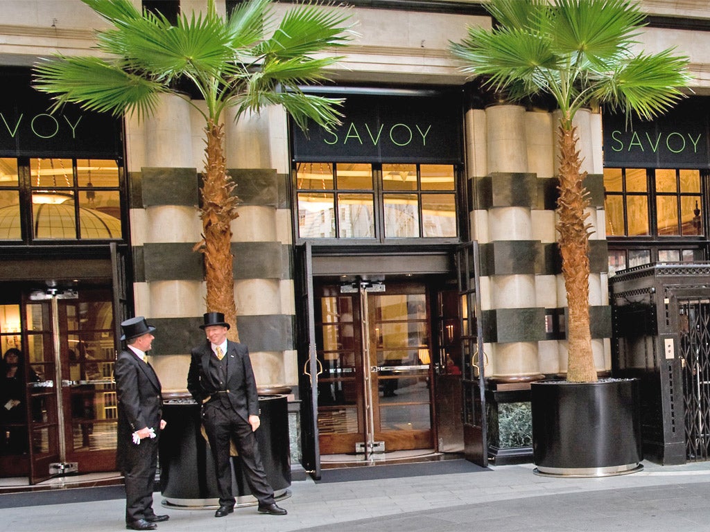 Eric Pickles failed to declare a five-star dinner that he'd enjoyed at The Savoy