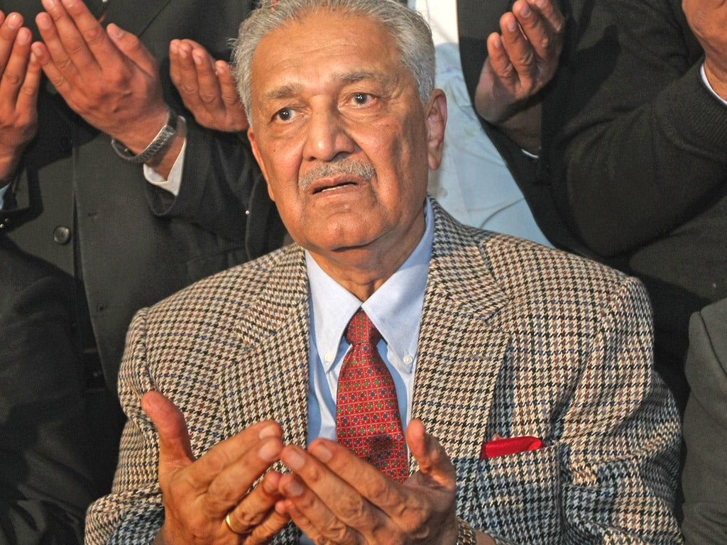 Abdul Qadeer Khan is seen as a dangerous nuclear proliferator