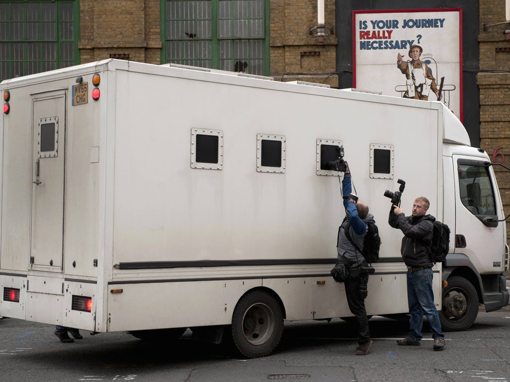 Salman Butt, Mohammad Asif and Mazhar Majeed are taken
to Wandsworth prison