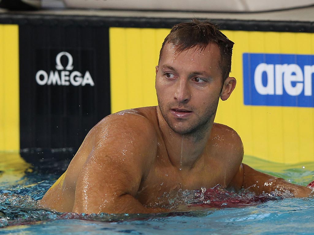 Ian Thorpe was relieved on his return to the pool