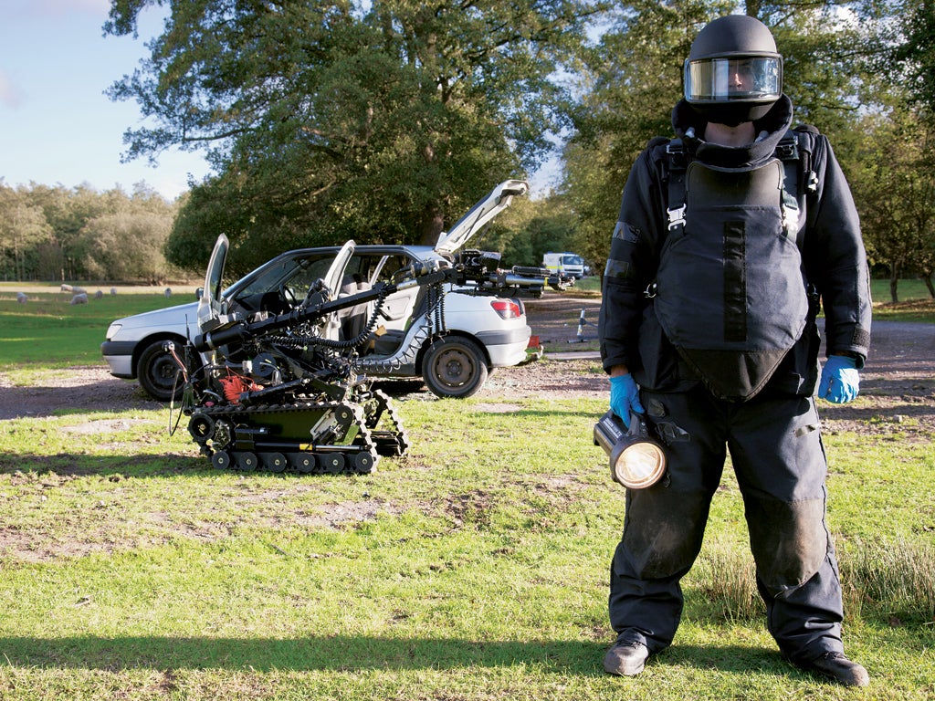 Captain McCarthy gets kitted-out for a training exercise