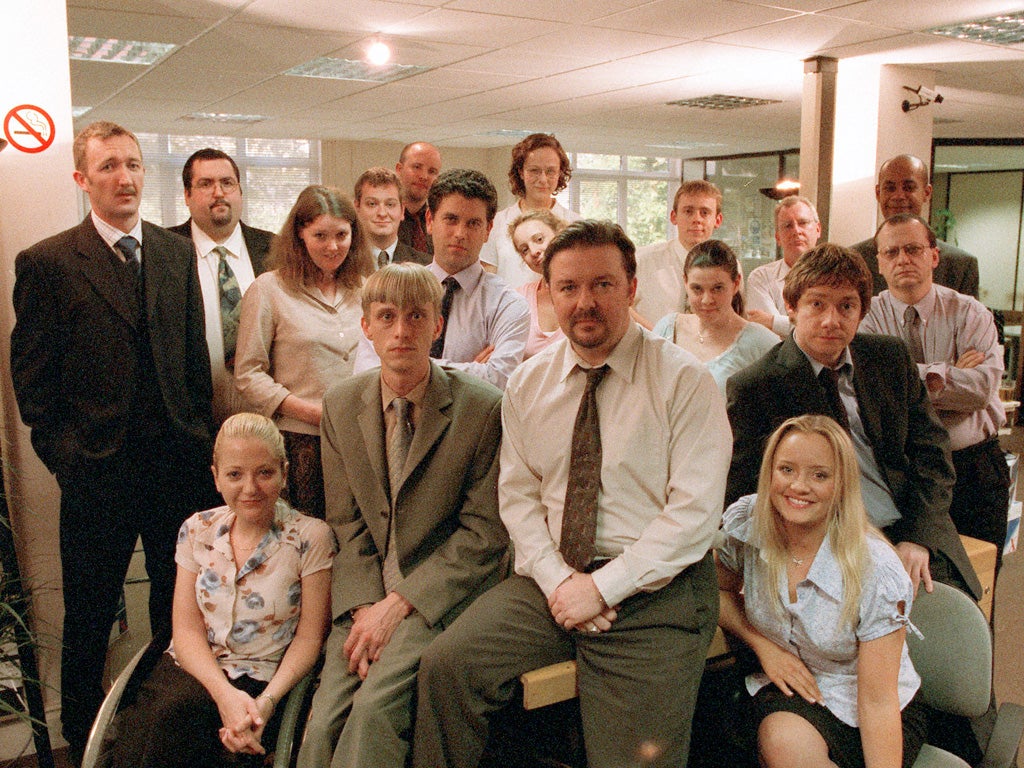 The Office: The buttock-clenching portrayal of chilled showman David Brent, a manager at Wernham Hogg paper, spawned countless poor imitators