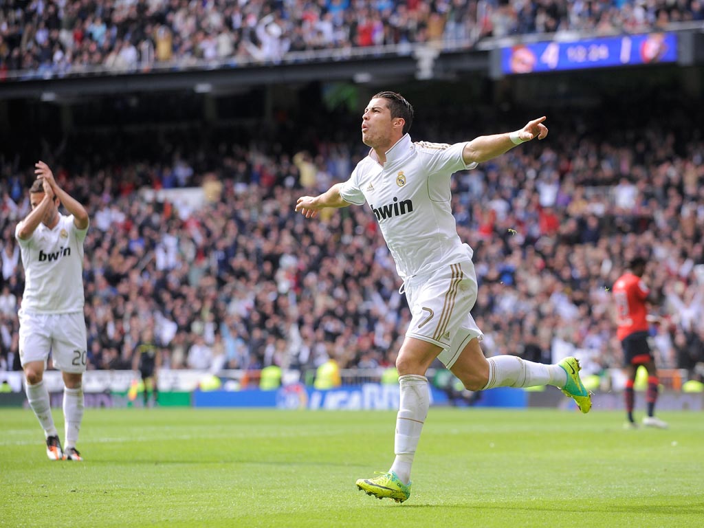 Ronaldo made it four hat-tricks in 11 games for Real Madrid