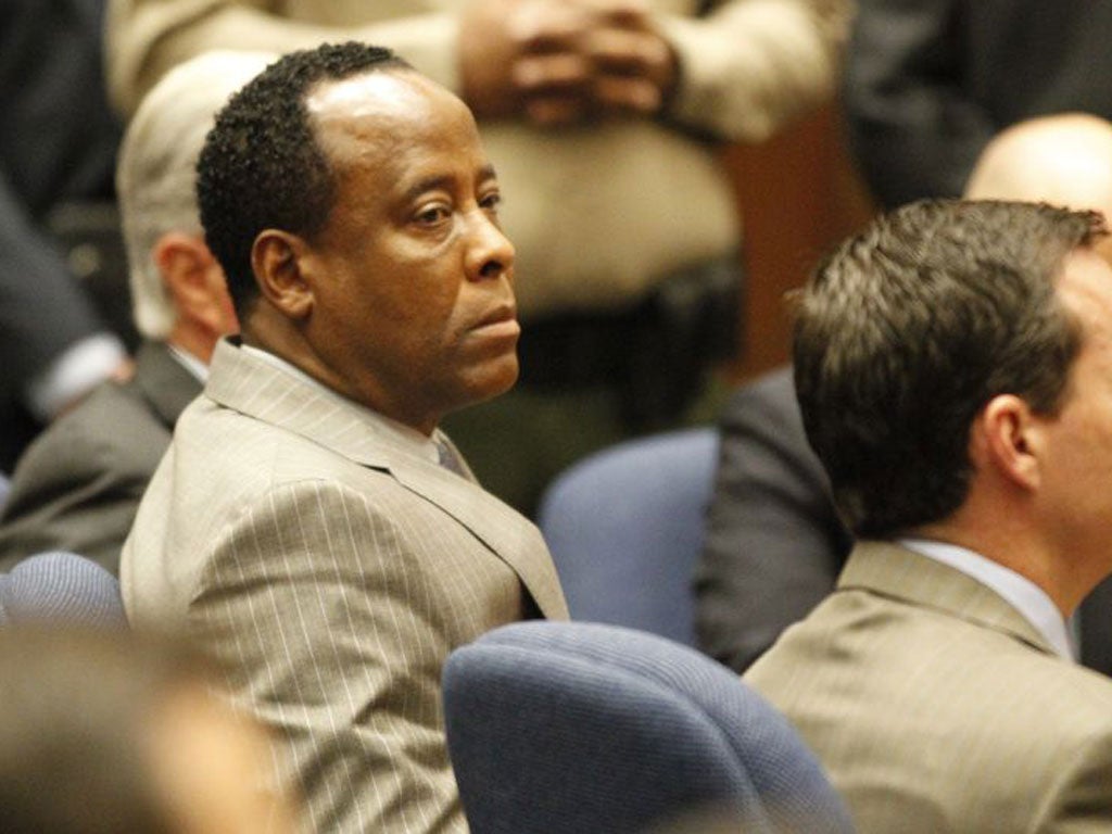 Dr Conrad Murray remained expressionless as the jury returned with a guilty verdict