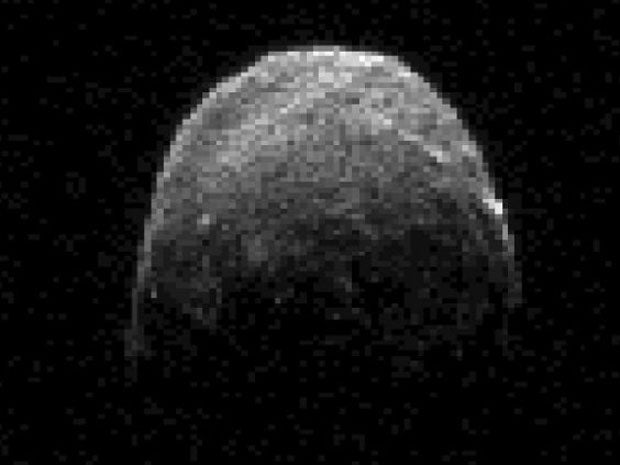 A radar image of asteroid 2005 YU55