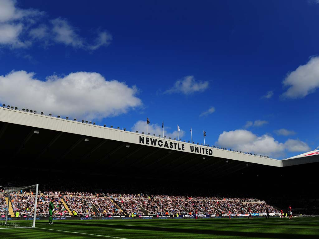 <b>SPORTS DIRECT ARENA, NEWCASTLE UNITED</b><br/>
After 119-years of being known as St James' Park, Newcastle re-named the 52,000 capacity ground the Sports Direct Arena. It will be reverted to its former name from next season.