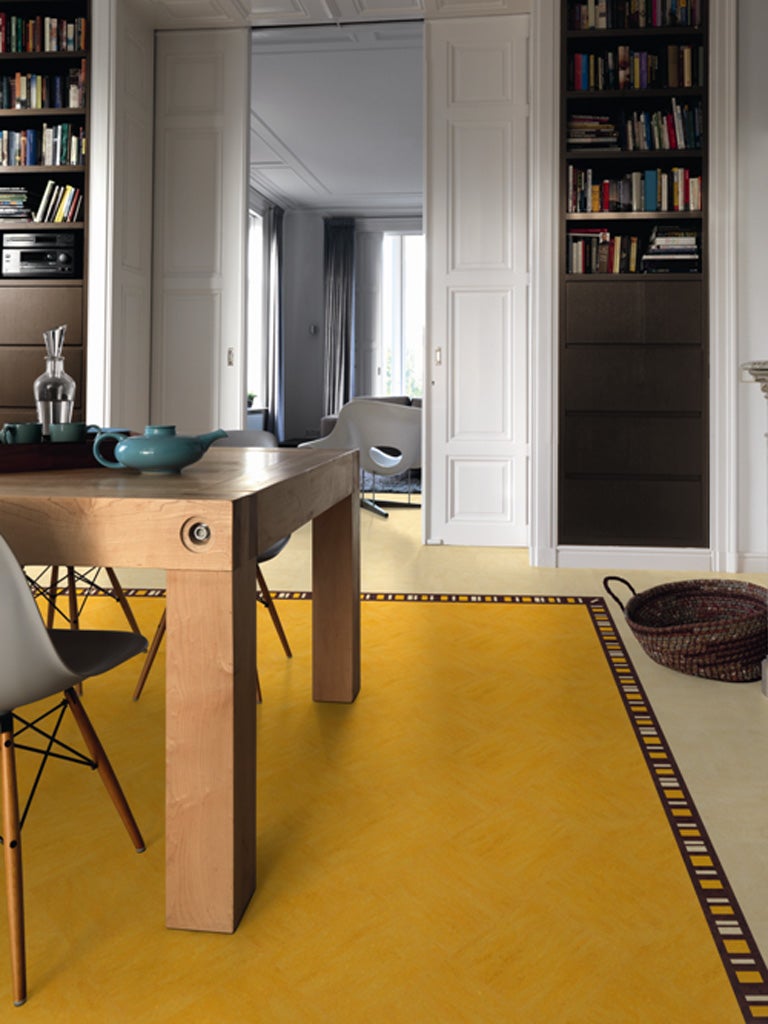 Fine lino: Marmoleum Click lino from £34.99 per sq. m, forbo-flooring.co.uk