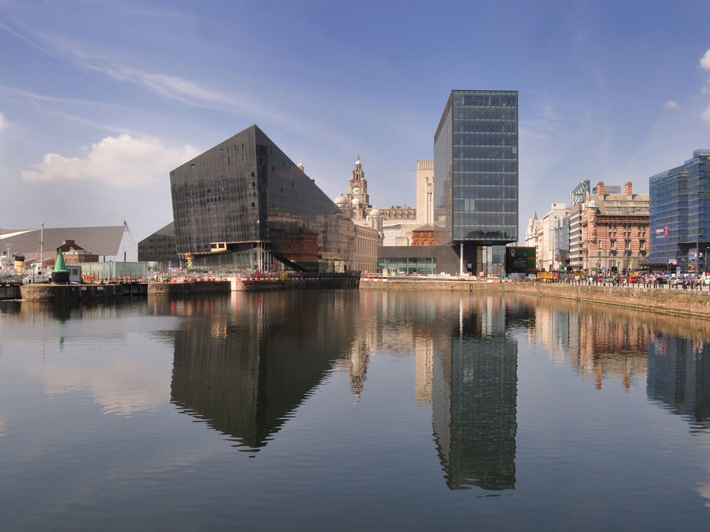 Liverpool's waterfront as it stands now