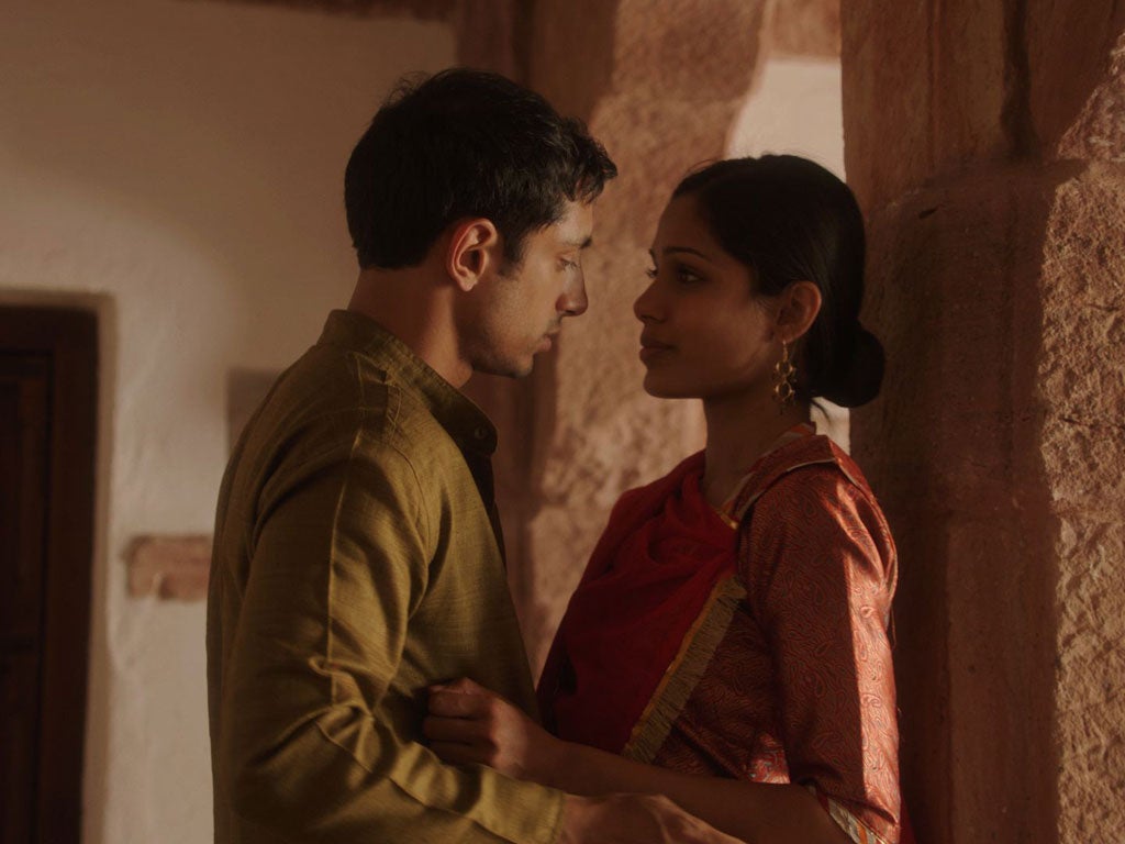 Riz Ahmed and Freida Pinto in Trishna