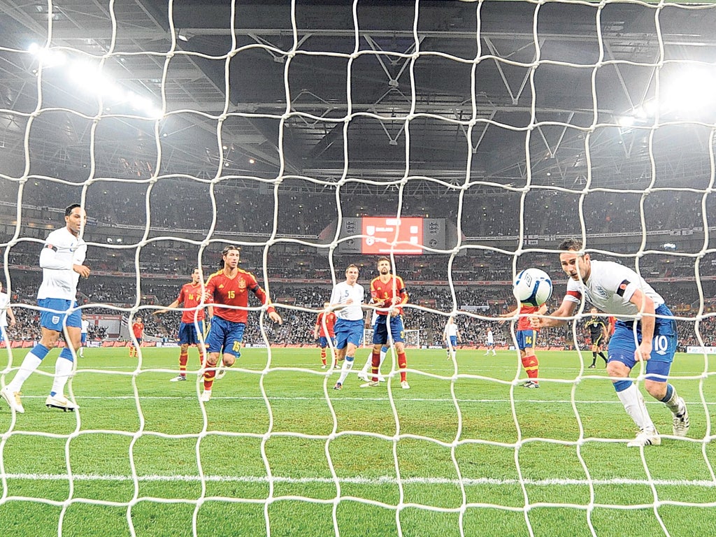Lampard nods it home for England