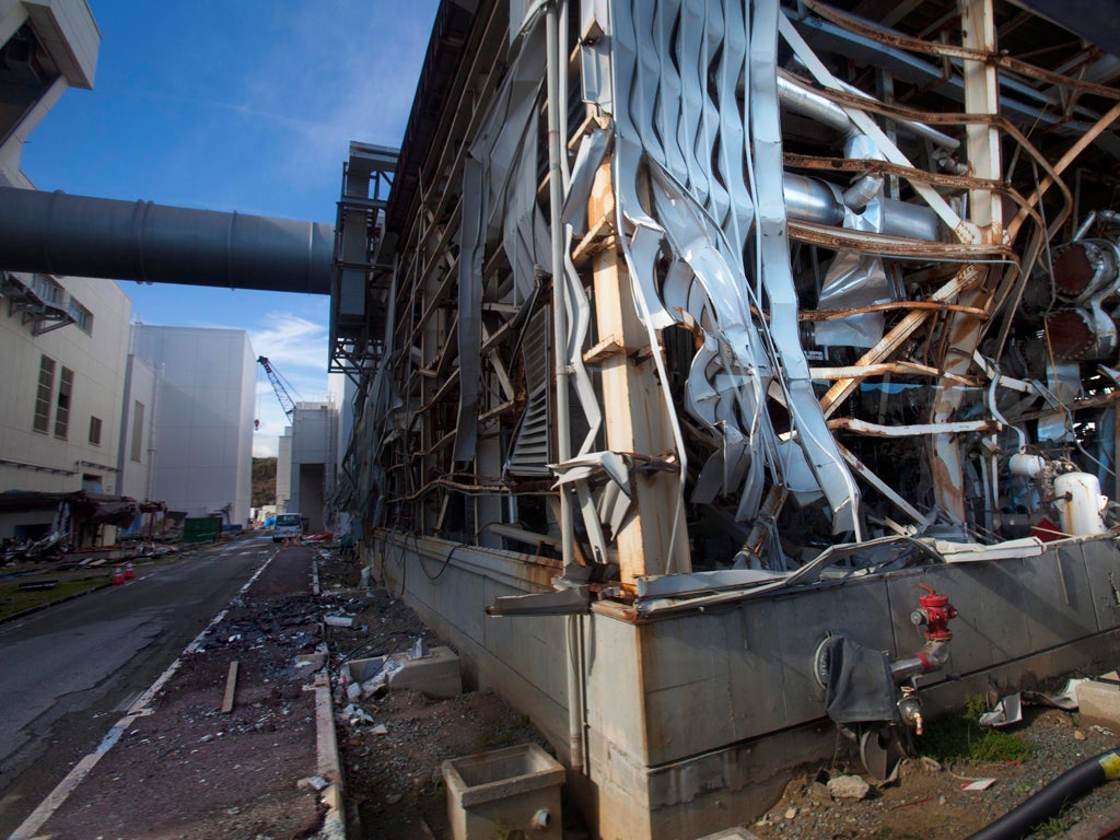 The Fukushima nuclear power plant as seen by Tokyo Electric Power Company officials and journalists