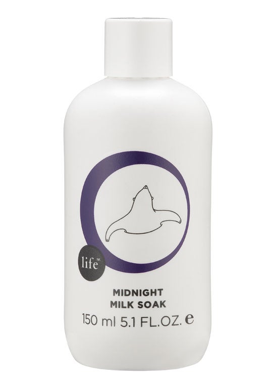 1. Midnight milk soak
(£18, LifeNK, spacenk.com) -
A warm milky drink is recommended as a soothing sleep aid, so take the treatment a step further with this sugar-based soak that will you nodding off in no time.