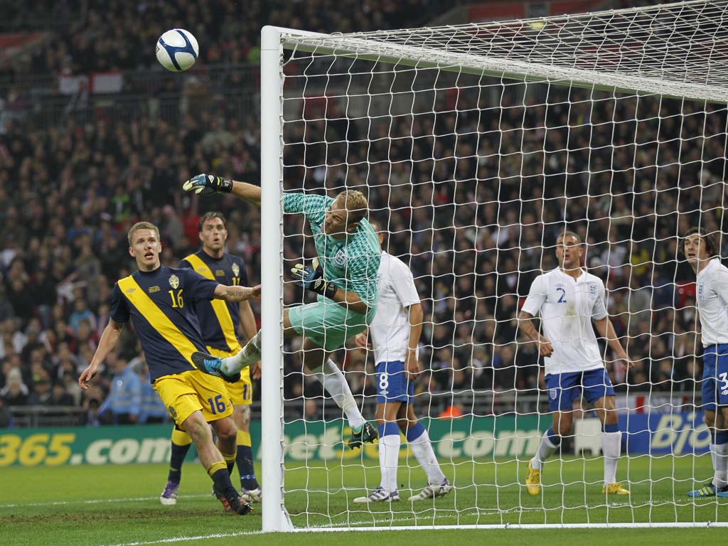 JOE HART: Uncertain once or twice without having a direct shot to save in his 45 minutes. Remains No 1 but can't afford complacency. 6/10