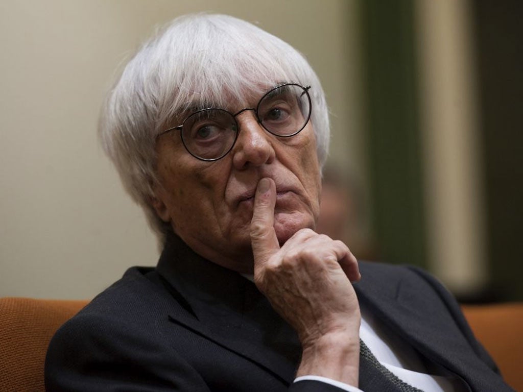 Bernie Ecclestone testified at the trial in Munich last week