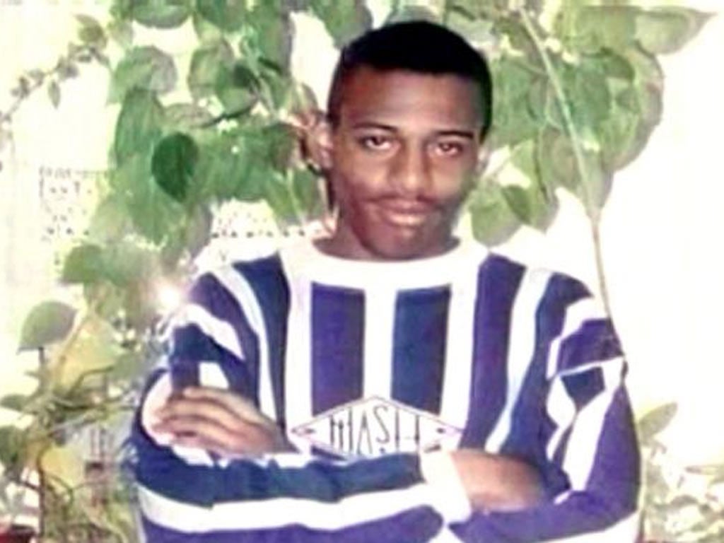 One of the gang appeared to give Stephen Lawrence 'a good kicking', a witness said