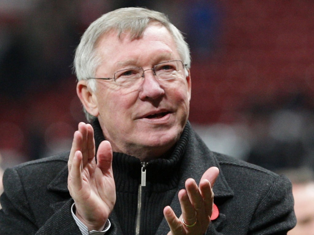 Sir Alex Ferguson: The United manager uses images of sacrifice to
inspire teamwork