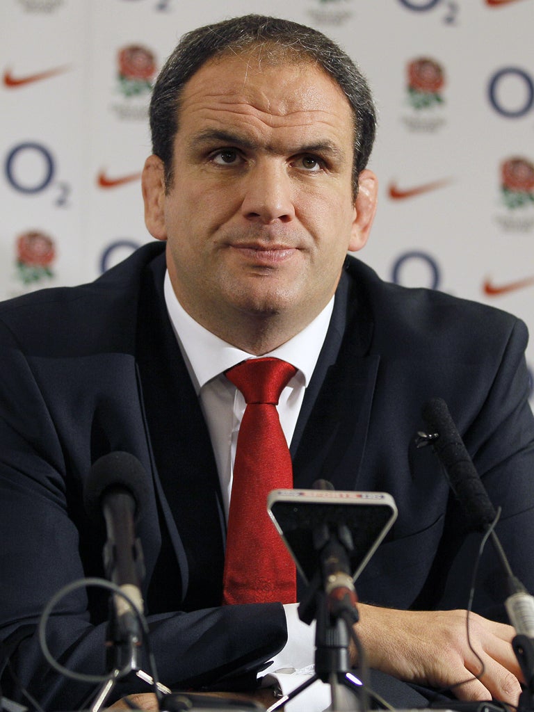 Martin Johnson resigns as the England team manager