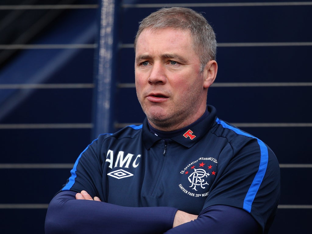 Ally McCoist: 'That was a very disappointing performance'