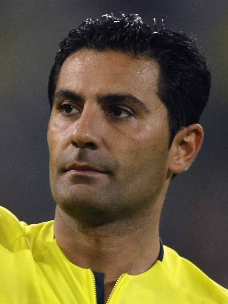 Babak Rafati: The referee was found in the bath of his hotel room
after trying to slit his wrists