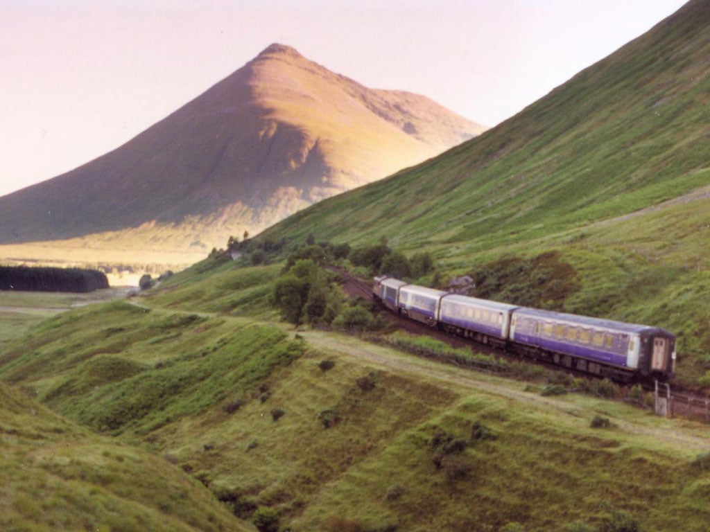 Dividing into three trains in Edinburgh, the Highland Sleeper heads for some of the UK's most stunning scenery