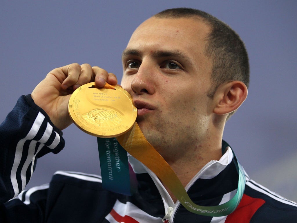 Dai Greene opposes the idea of a British football team at the Olympics