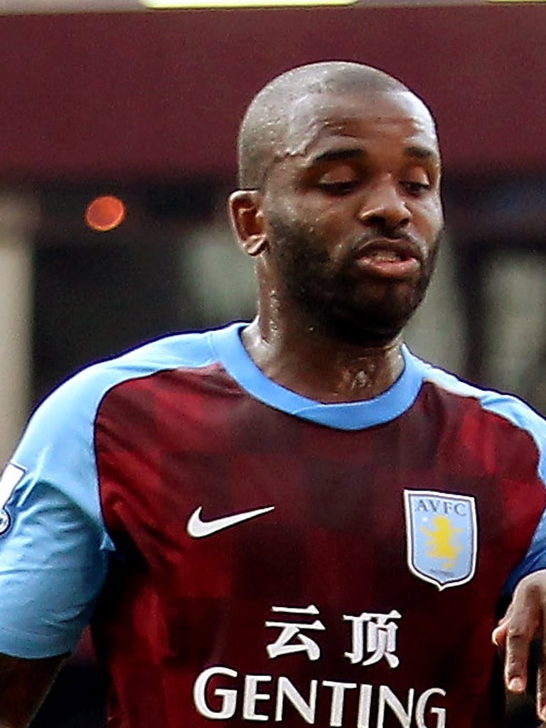 Striker Darren Bent was unable to make an impact for Aston Villa against his old club Spurs