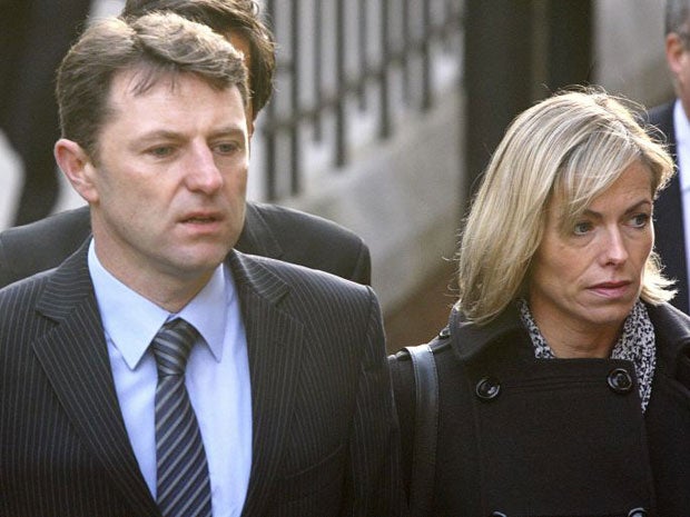 Gerry and Kate McCann gave evidence at the Levison Inquiry today
