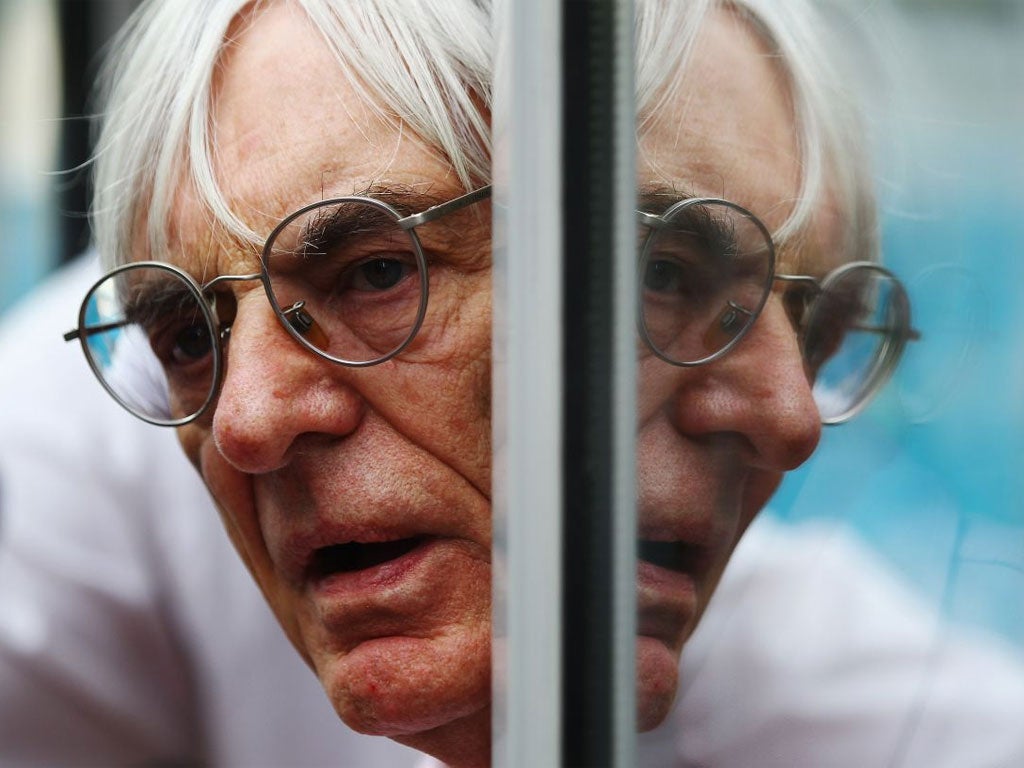 Fast worker: Bernie Ecclestone