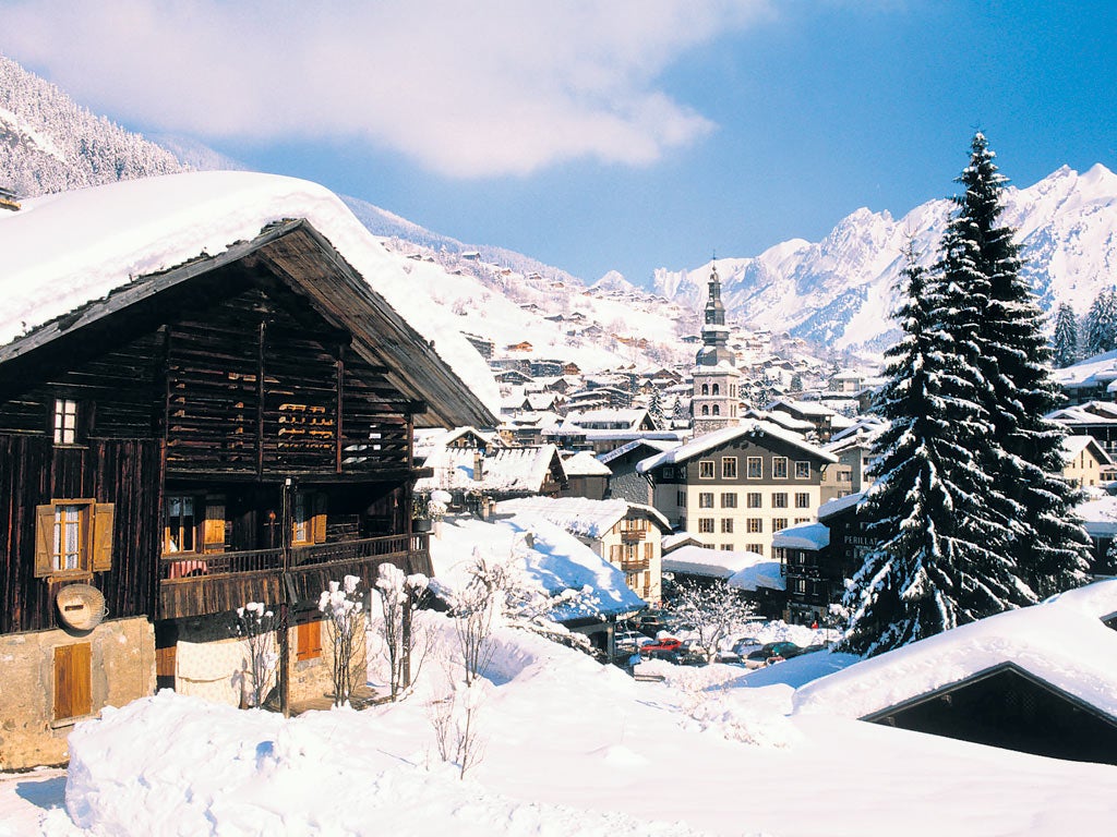 The village of La Clusaz