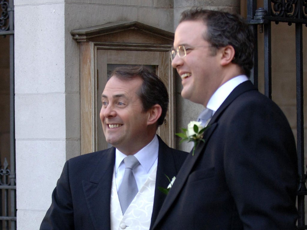 Liam Fox with Adam Werritty