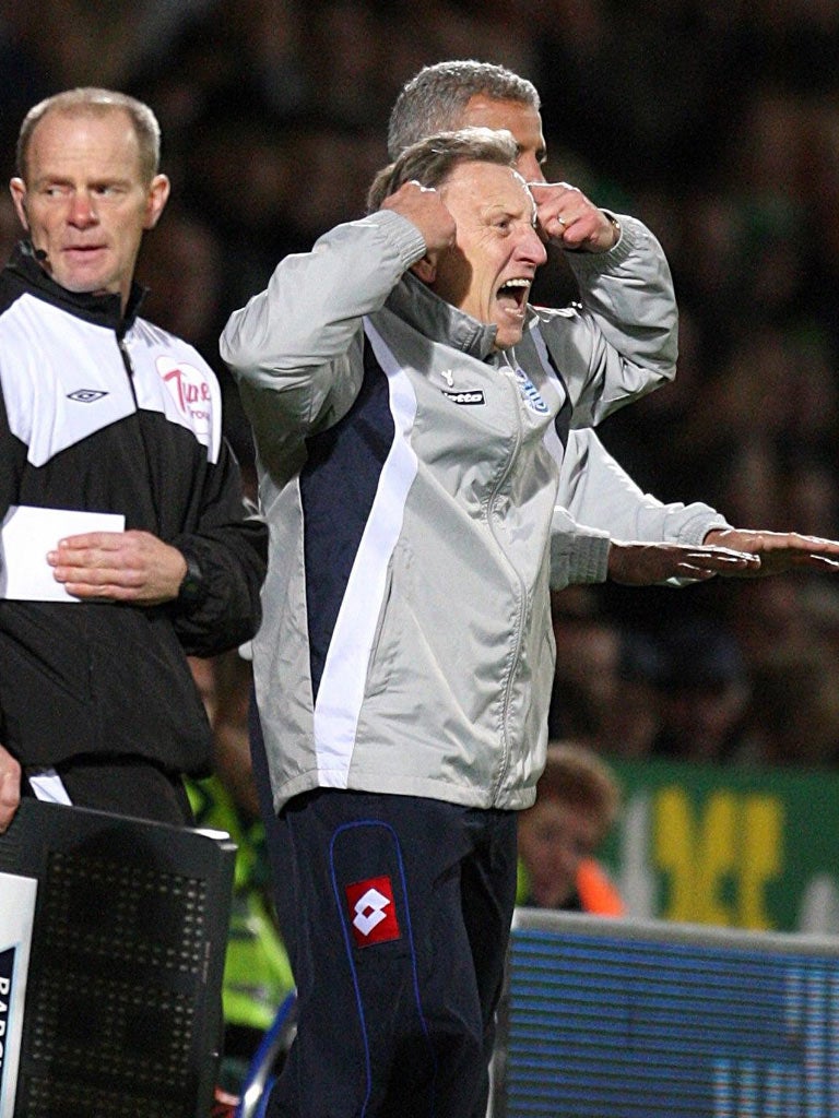 Neil Warnock was not a happy man on Saturday