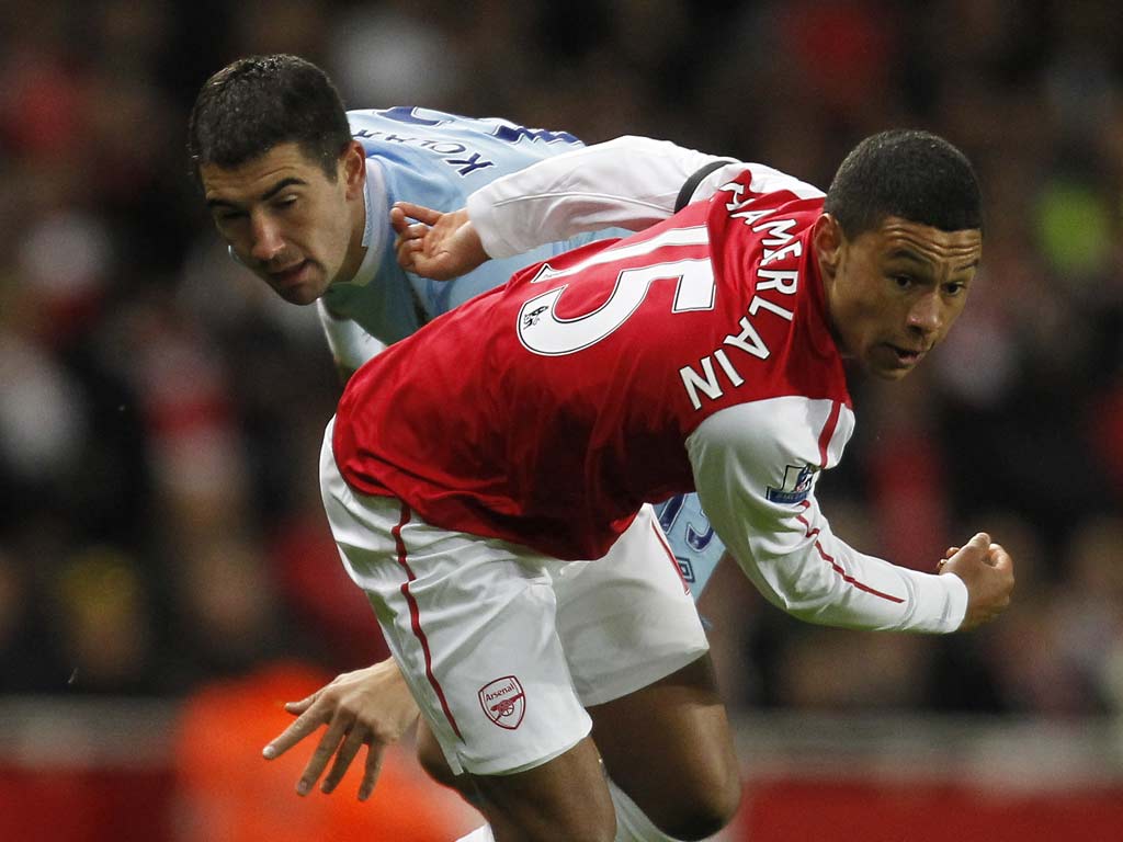 Alex Oxlade-Chamberlain shone particularly brightly for Arsenal