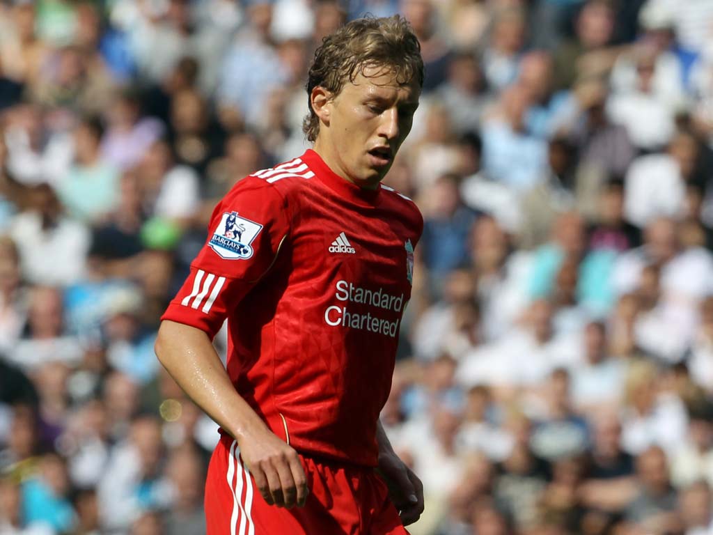 Lucas Leiva has played a pivotal role in Liverpool's midfield this term