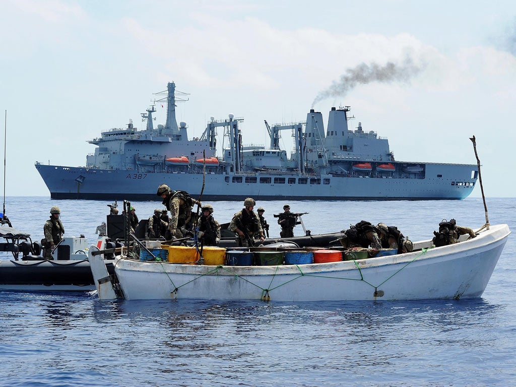 The incident marks the first such seizure of a large commercial vessel on the trade route in five years