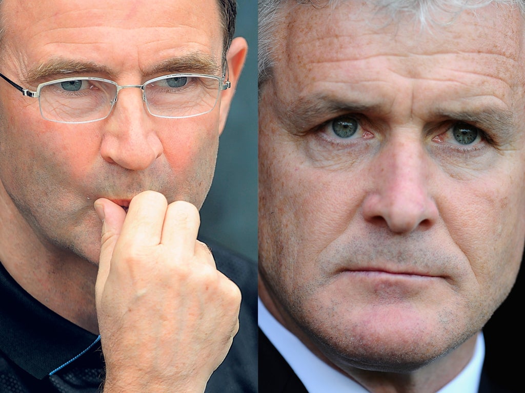 Martin O'Neill and Mark Hughes have spoken to Sunderland about the manager's job