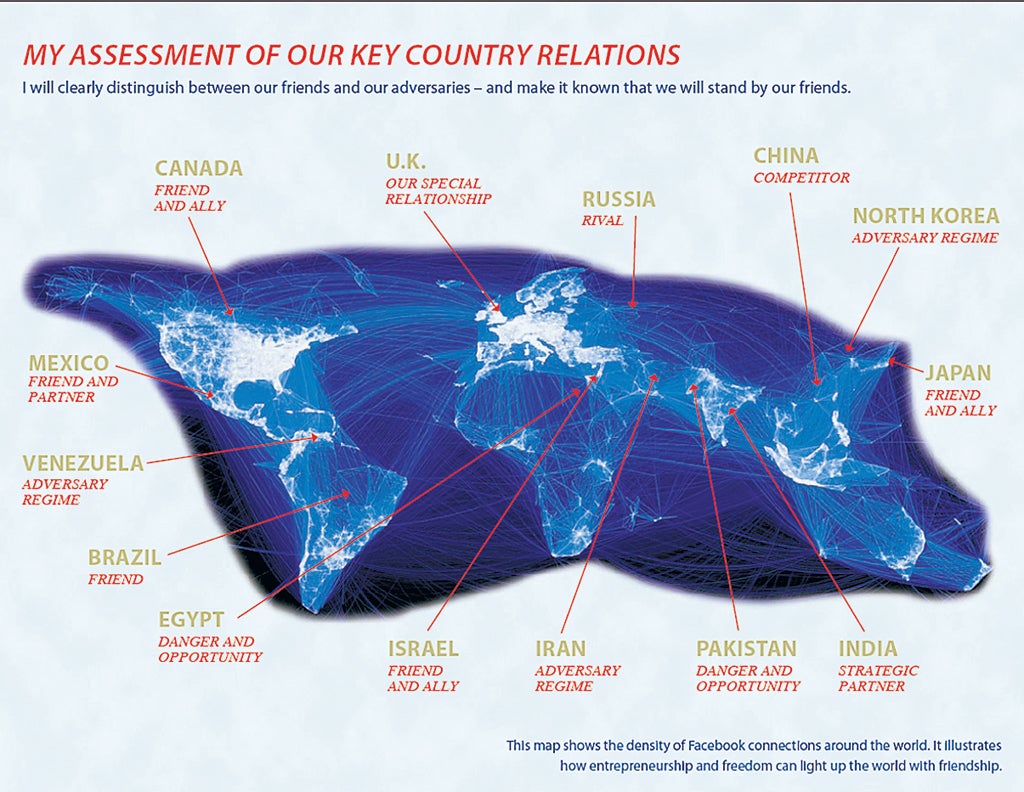 Friend or foe: Herman Cain’s world map suggests America’s foreign policy is less than complex